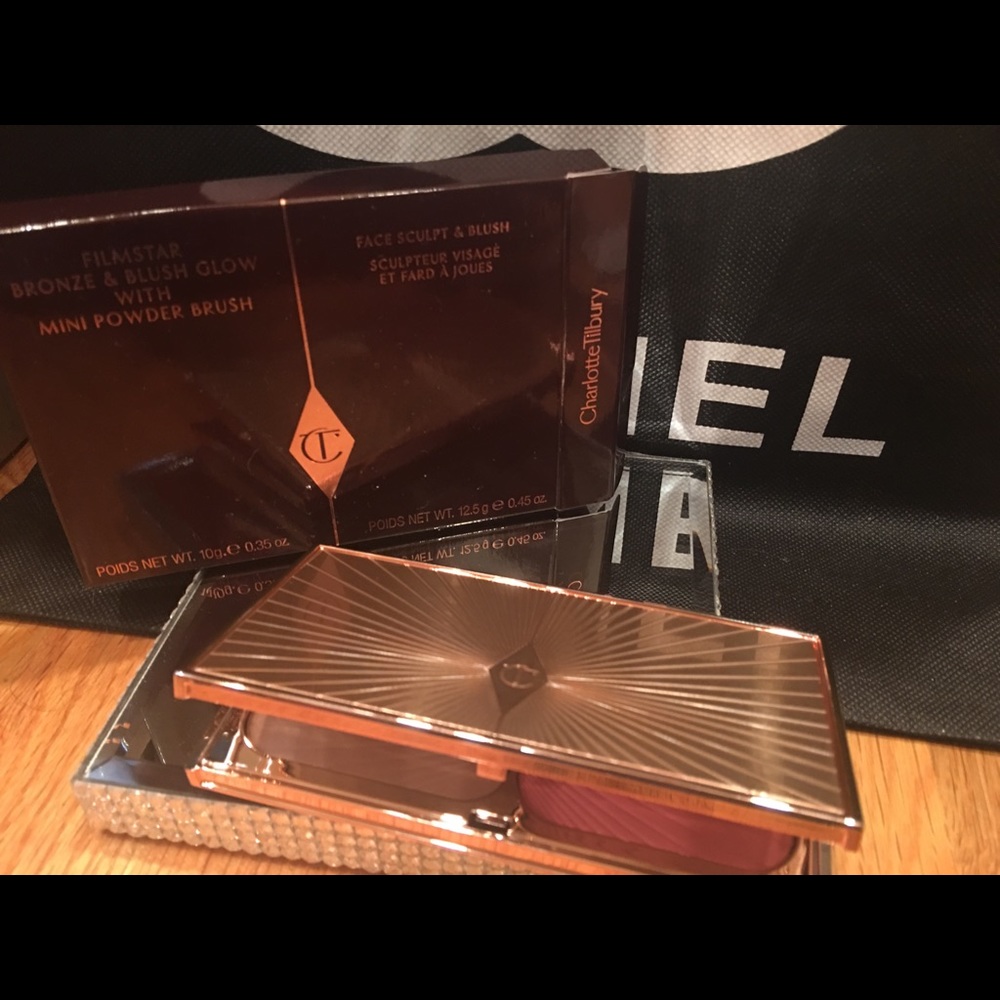 Charlotte tilbury face sculpt bronze and blush new